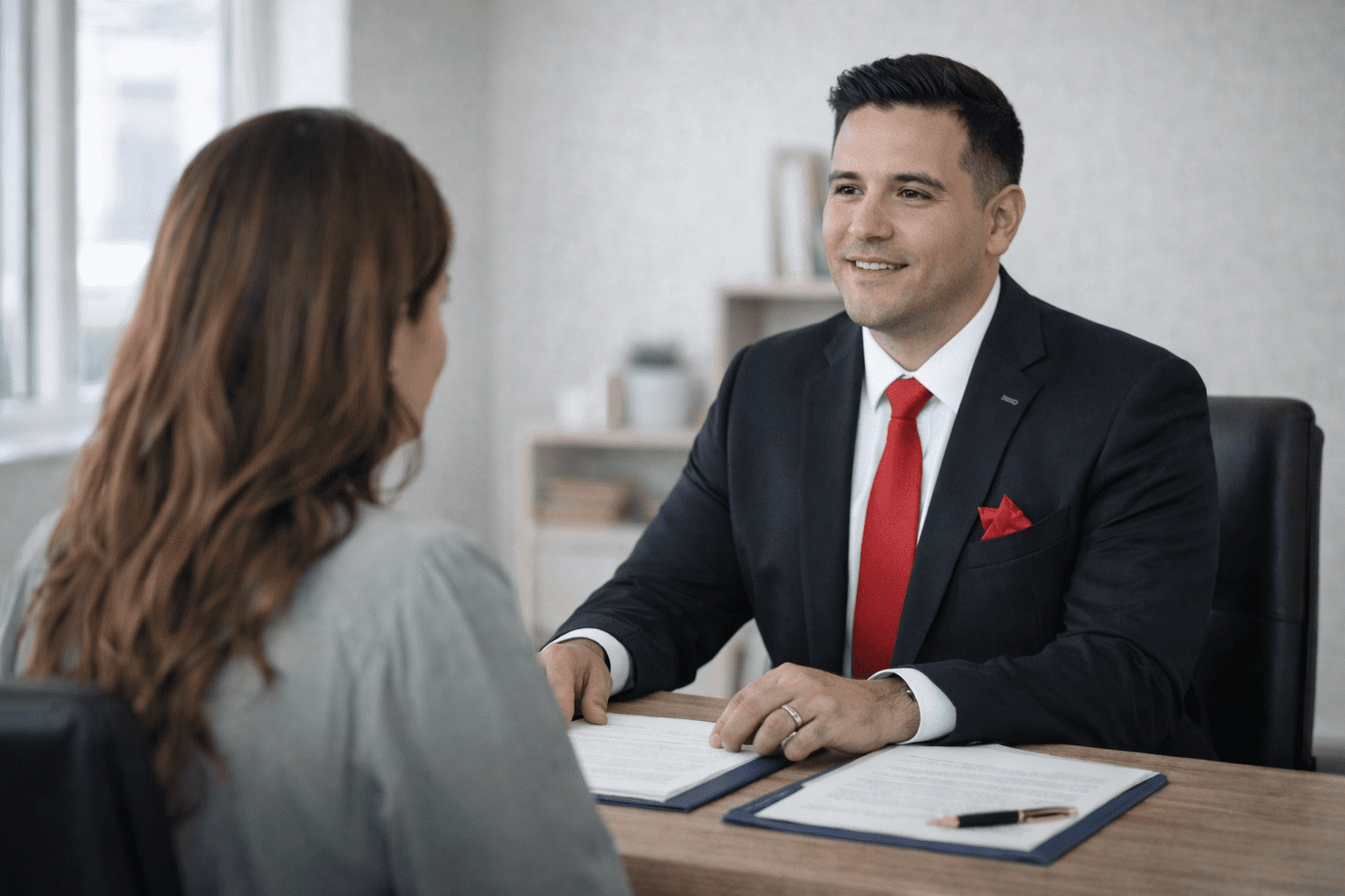 VAWA lawyer providing compassionate support to abuse survivor