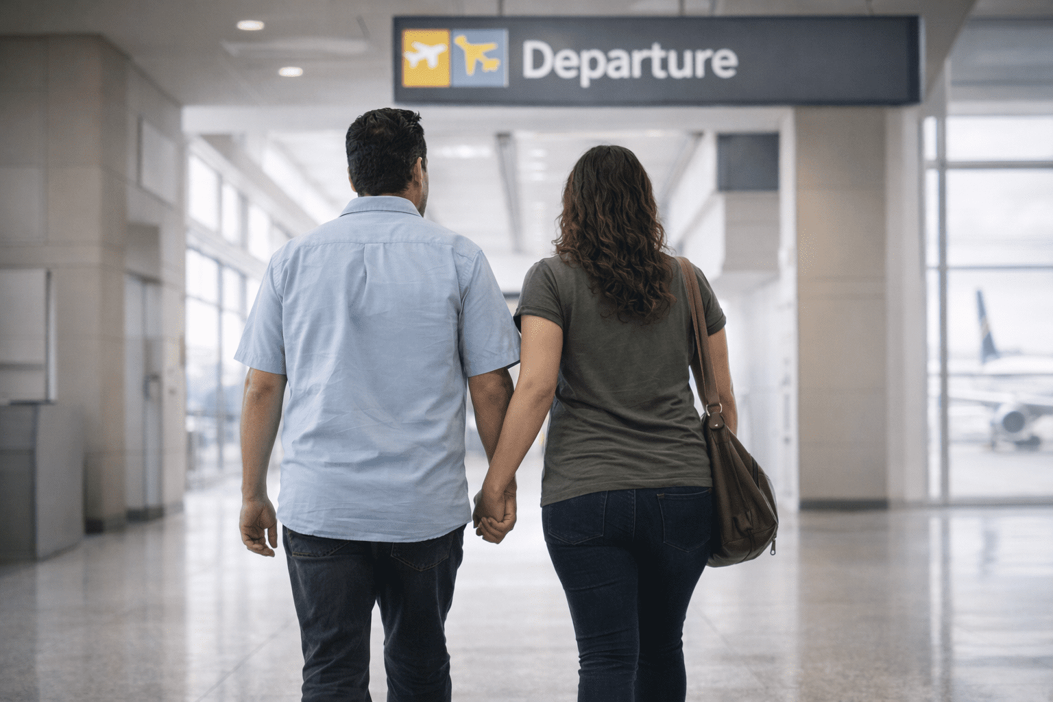 Pareja visitando el bufete de abogados de inmigración Alonso & Alonso.