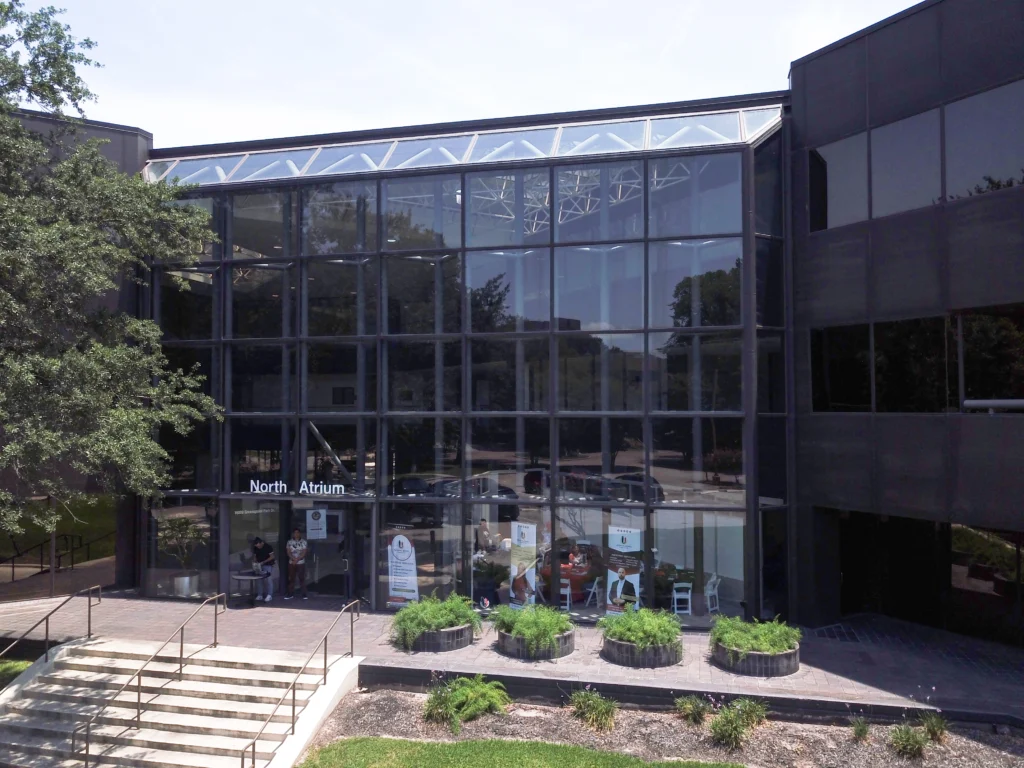 Houston immigration law office located in corporate building providing legal services for the immigrant community.